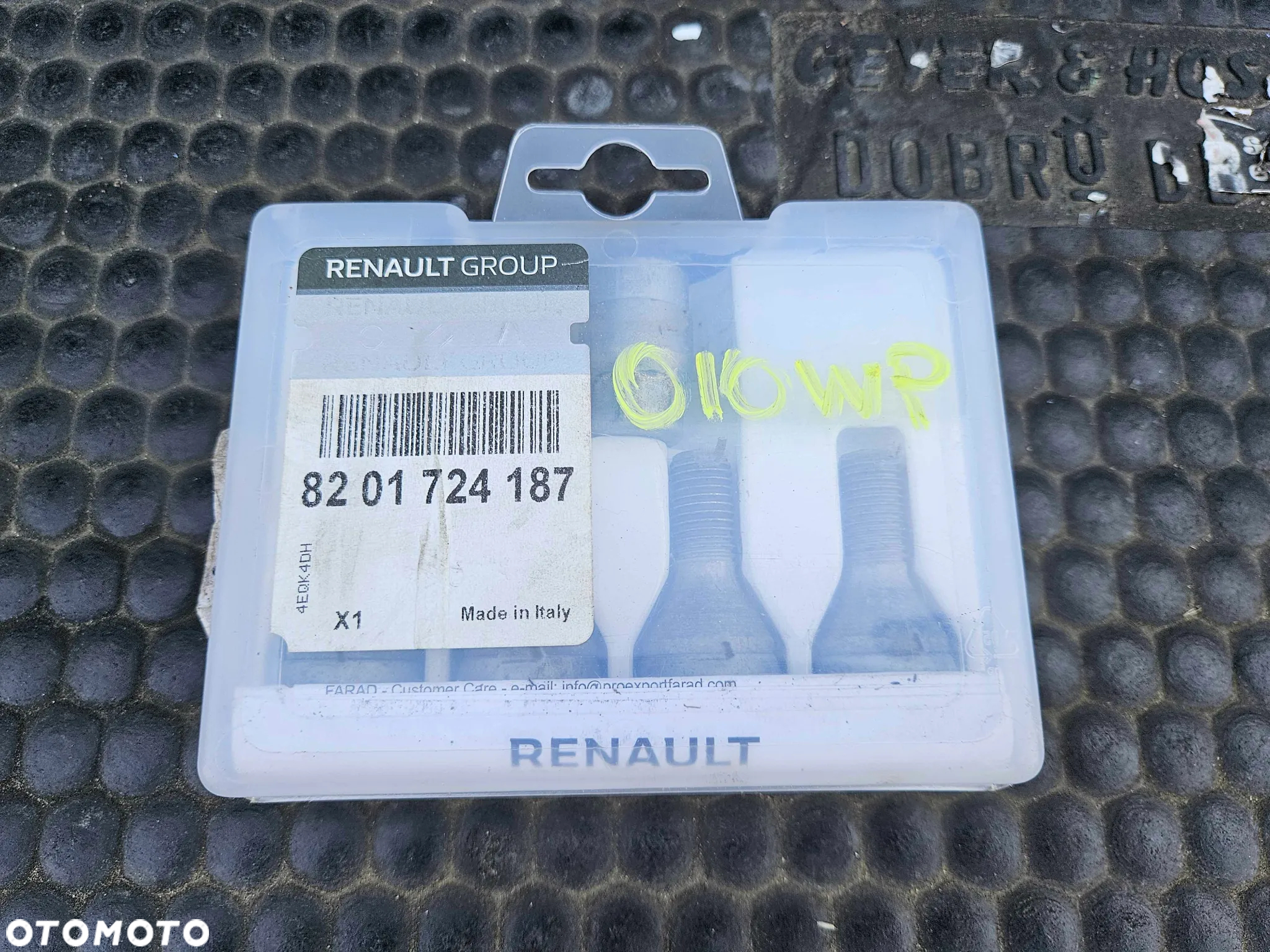 Szpilki 8201724187 Sruby Antykradziezowe do Kol Zlodzieje Komplet Renault Dacia - 4