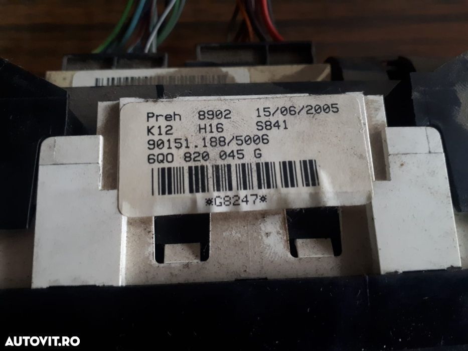Comenzi modul clima VW Fox - 1