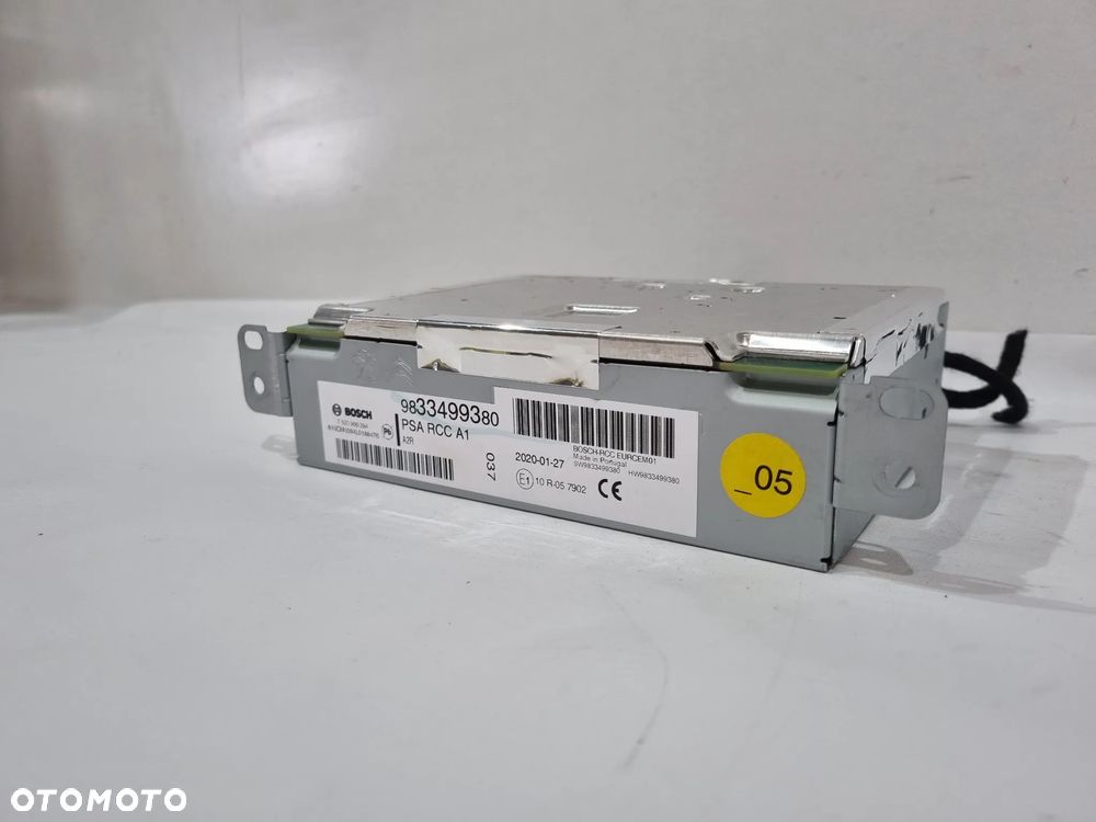 CITROEN DS7 C5 AIRCROSS MODUŁ RADIO NAWIGACJA 9833499380 - 3