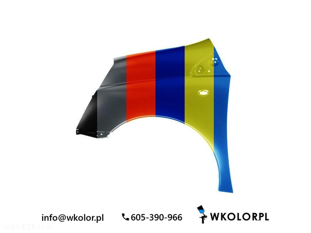 NOWY BŁOTNIK CITROEN JUMPY II 2009-2016 LAKIEROWANY W KOLOR - 1