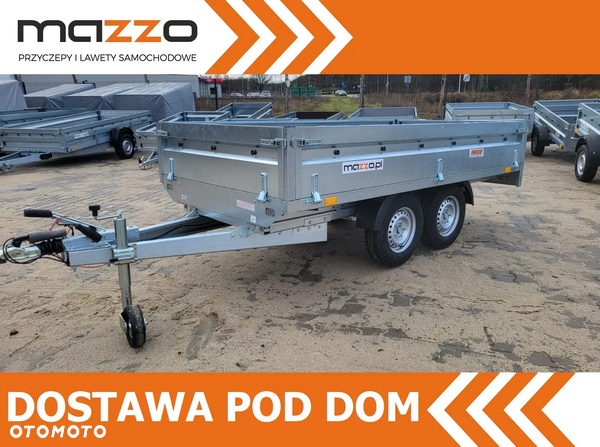 Neptun DOSTAWA! Przyczepa platforma wym. 302x151x40 SPAWANA! koła pod spodem N20-302 2 kps, wszystkie burty DEMONTOWALNE, DMC 2000kg GN275