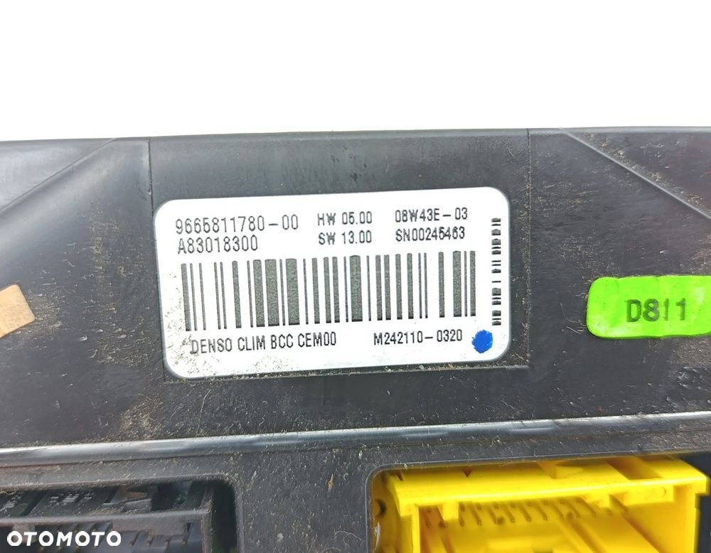 MODUŁ KOMFORTU CITROEN C4 PICASSO 9665811780-00 / A83018300 - 4