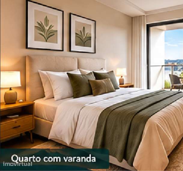 Apartamento T2 Novo com Varanda e Garagem - Grande imagem: 4/6