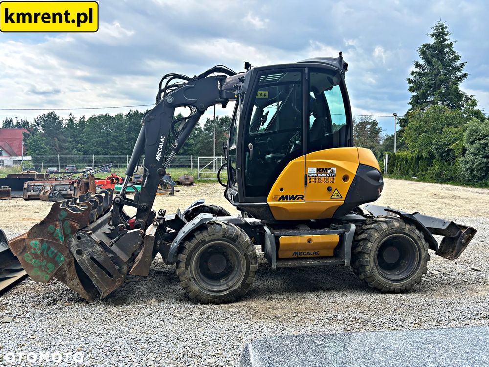 Mecalac 9 MWR KOPARKA KOŁOWA 2019R. | MECALAC 11 KOMATSU PW 98 TEREREX TW 95 110 WACKER NEUSON 100 YANMAR - 15