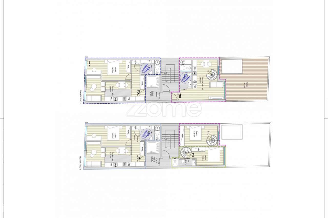Prédio com Projeto para 9 Apartamentos - Grande imagem: 4/17