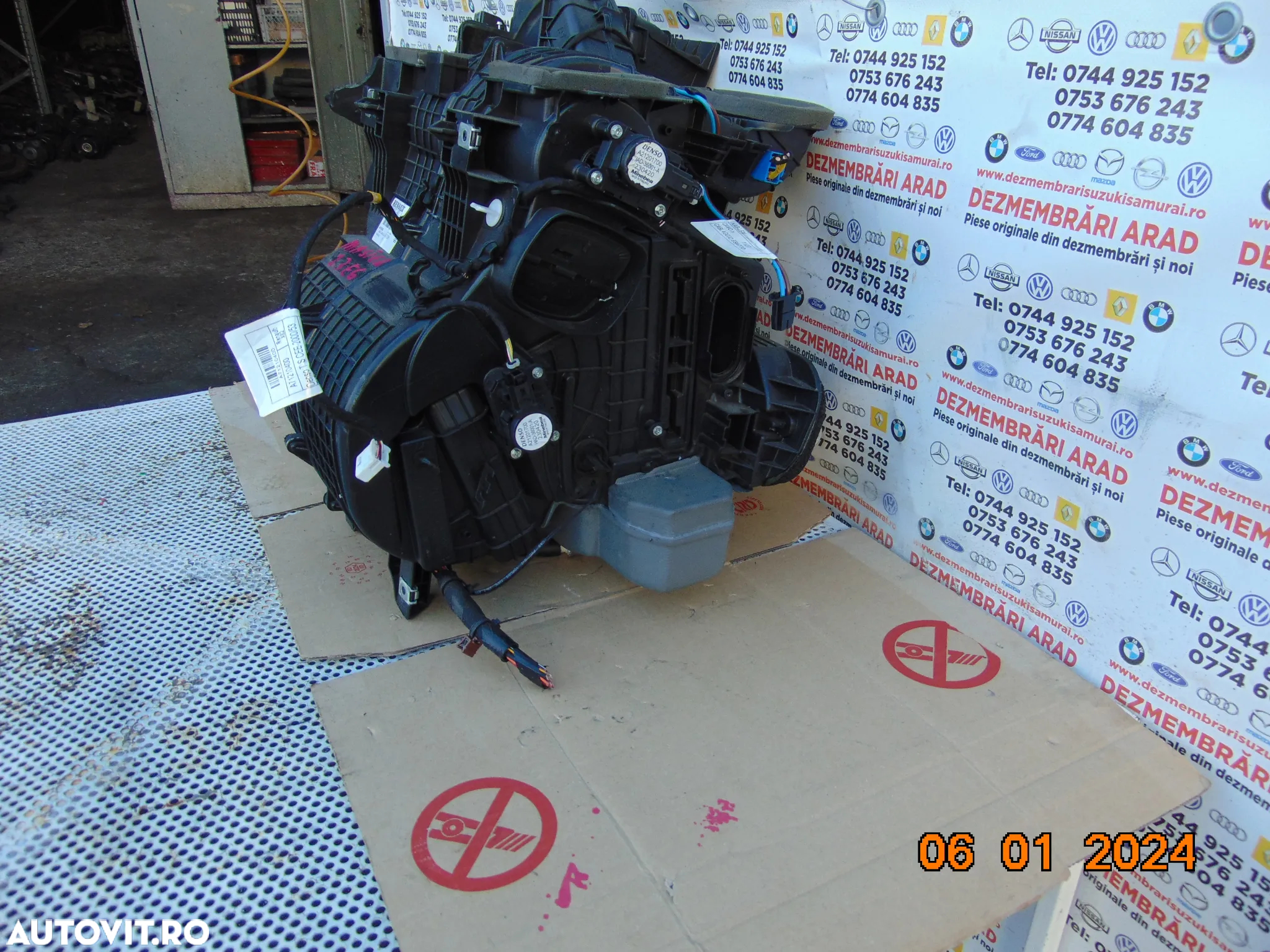 Aeroterma Renault Master 2016-prezent Opel Movano tulumba carcasa aeroterma radiator motoras - 8