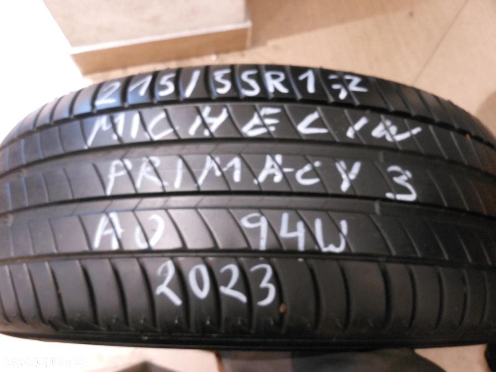 Opona pojedyńcza 215/55r17 michelin primacy 3 6,5mm  lato AO - 1