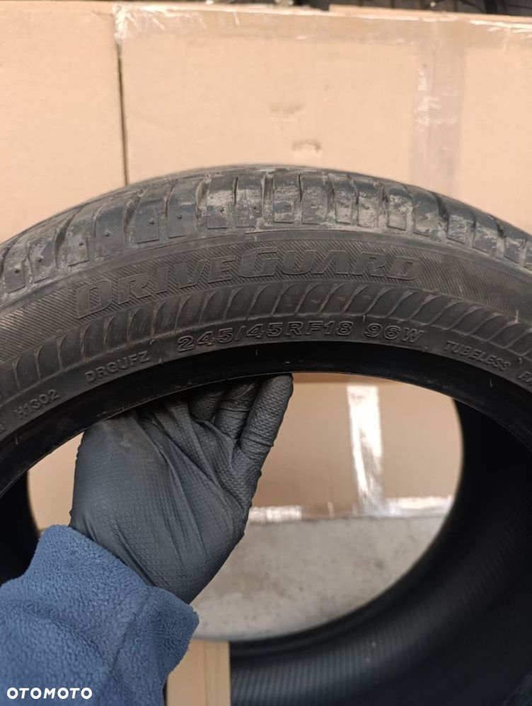 OPONA CAŁOROCZNA BRIDGESTONE DRIVEGUARD 245/45/18 RUNFLAT 7MM  1SZT - 9
