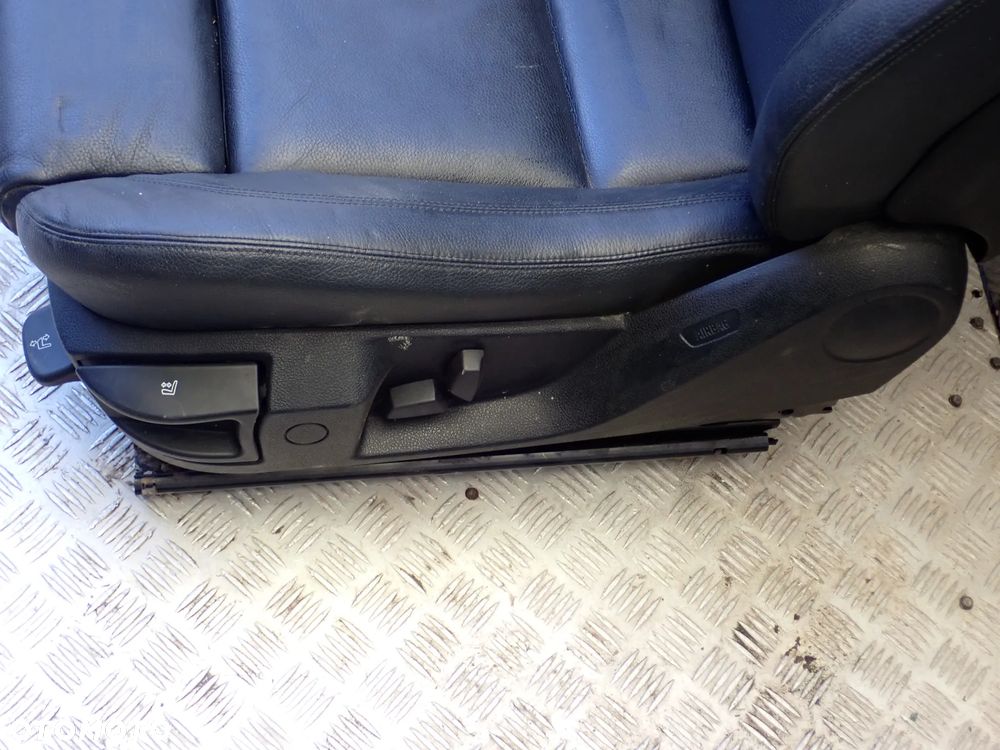 BMW F10  FOTEL PRZEDNI PRAWY / LEWY ORAZ KANAPA TYLNIA SKÓRA KOMPLET - 7