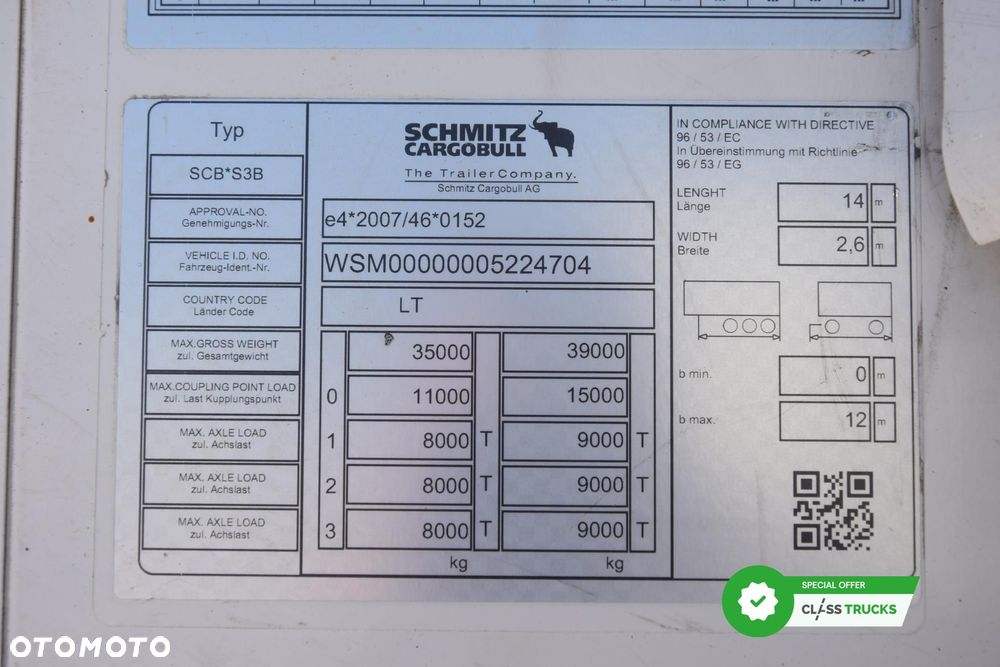 Schmitz Cargobull SKO Double Deck FP 60 ThermoKing SLXi 300 - 15