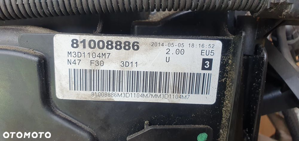 Silnik kompletny z osprzętem BMW X1 E84 Lift 2.0D N47D20C N47TUE 184KM Euro 5 - 12
