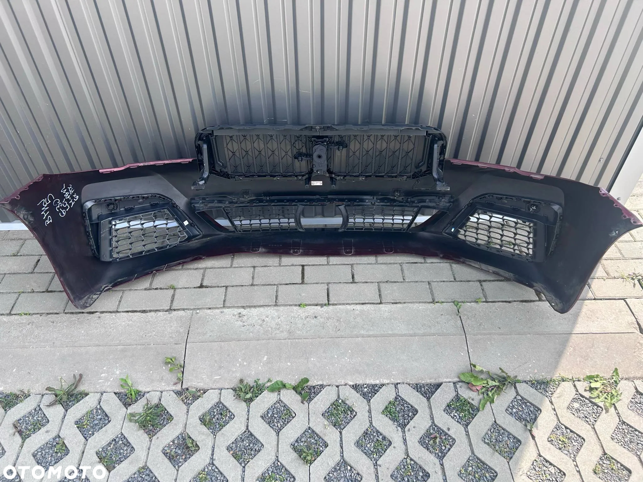 BMW 5 LCI G30 G31 M-Pakiet Zderzak Przód Przedni 6xPDC Radar Aventurin Red X1C - 5