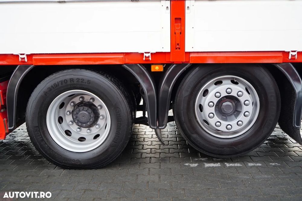 Volvo FH 460 / COMBINAT TANDEM / 120 M3 / TRAVERSE / DROPSIDE / I-PARK COOL / PODEA RESISTENTĂ / LIFT / AXE RIDICATĂ / DIRECȚIE - 22