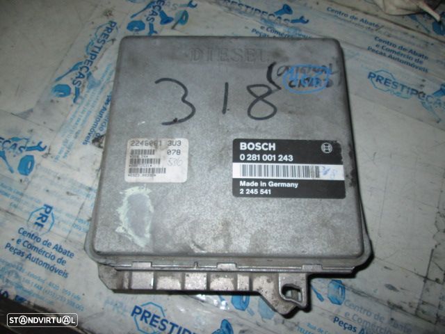Centralina 2245541 0281001243 BMW E36 1995 318 TDS BOSCH BMW E36 1995 318 TDS 90CV 5P VERDE BOSCH - 1