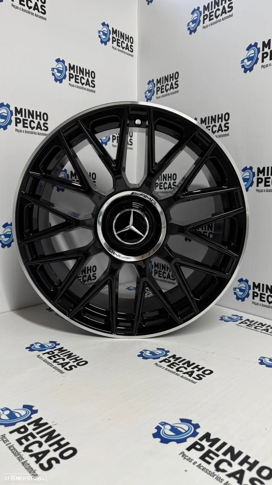 Jantes Mercedes (C63S) AMG em 18 Gloss Black Machined Lip - 9