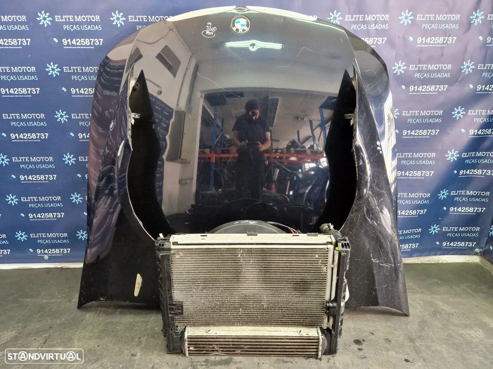 Frente completa usada BMW E90 E91 320D capot parachoques guardalamas oticas radiador 318d - 8