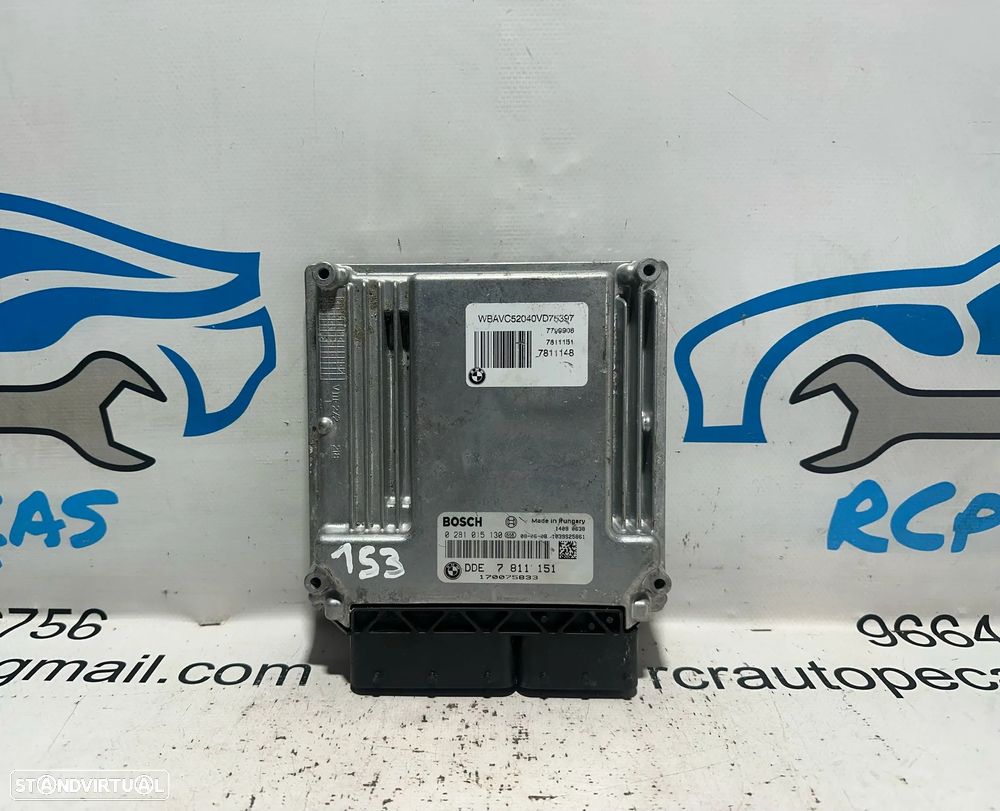 .Centralina Original Motor Bosch BMW 3.0 30D 25D 306D3 M57N2 M57D30 7 811 151 / 0 281 015 130 - 2
