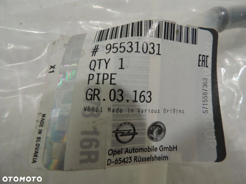 OPEL MOVANO 2.3 CDTI PRZEWÓD PALIWA 95531031 NOWY ORYGINAŁ - 7