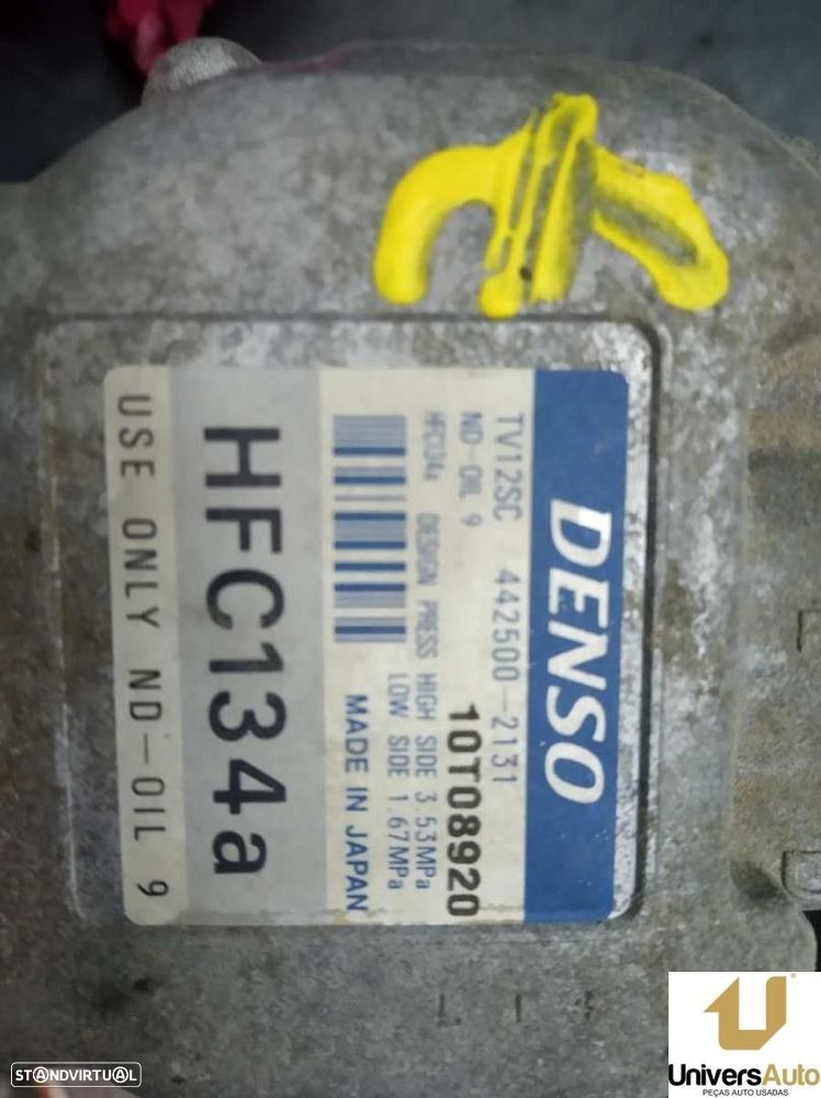 COMPRESSOR AR CONDICIONADO FIAT BRAVO I 1999 -447300921 - 3