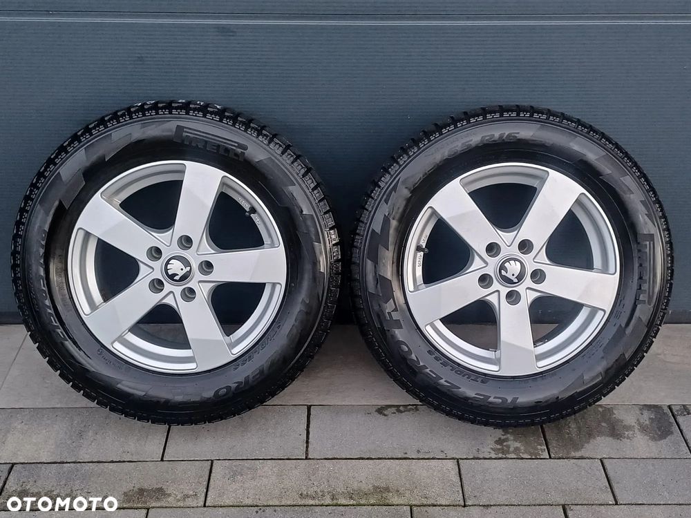 NR 635 Koła Zimowe Alu SKODA Superb, Octavia, VW Passat 215/65/16 Pirelli Ice Zero - 7