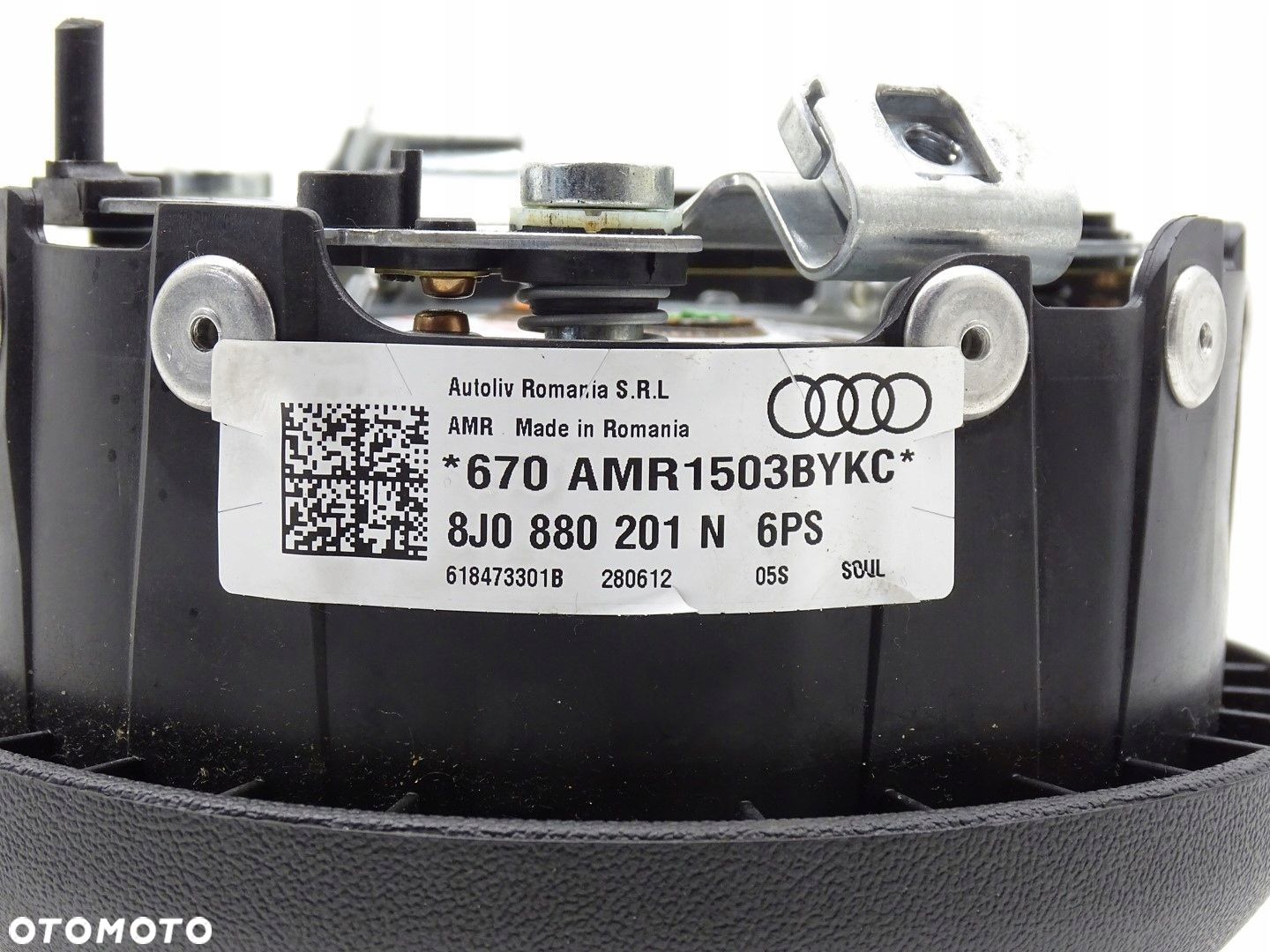 PODUSZKA POWIETRZNA AIRBAG KIEROWCY AUDI TT 8J S3 RS RS3 S-LINE 8J0880201N - 6