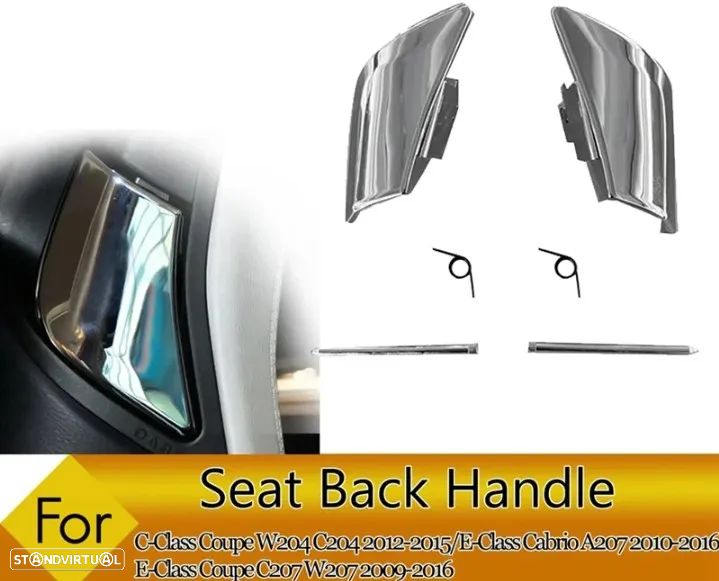 Puxador rebatimento de banco Mercedes E cabrio A207 C coupe W204 E coupe W207 - 5