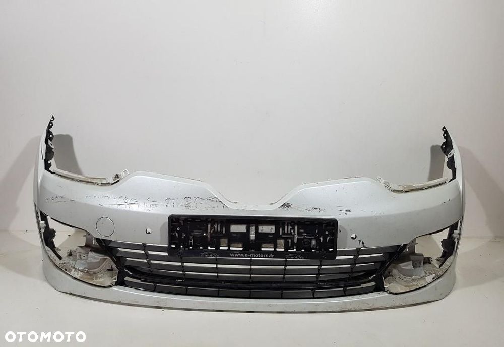 RENAULT MEGANE III 3 LIFT ZDERZAK PRZÓD PRZEDNI + KRATKA ORYGINAŁ