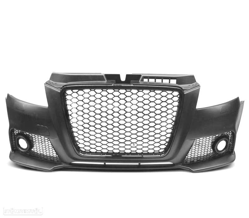 PARA-CHOQUES FRONTAL AUDI A3 8P 08-12 LOOK RS3 PRETO SRA - 1