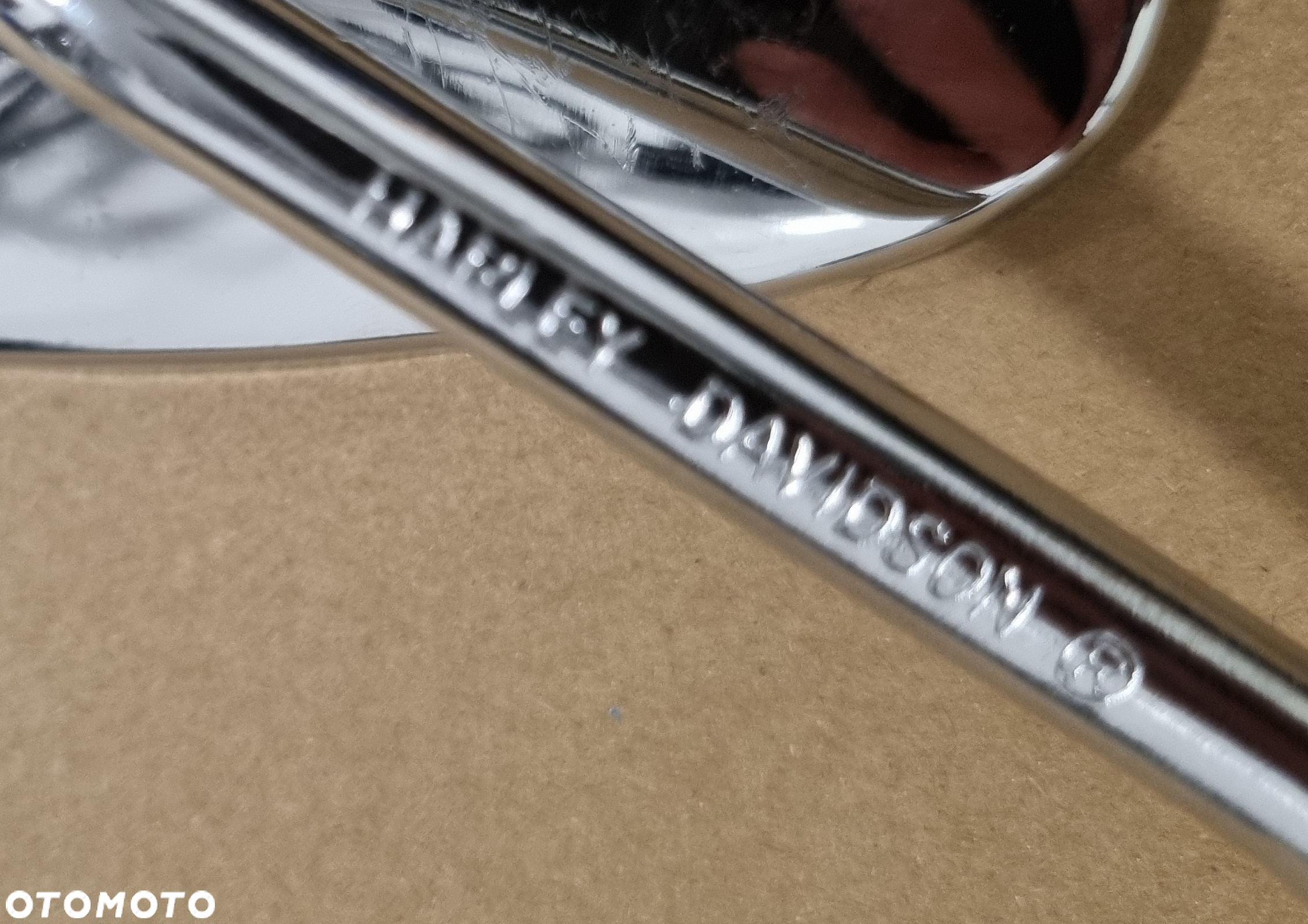 Harley Davidson Softail Sportster Dyna Lusterko prawe krótkie ramie - 3