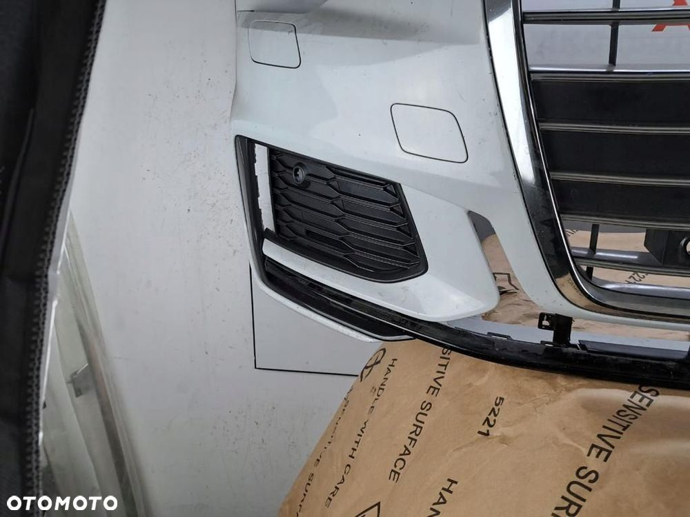 ZDERZAK AUDI A6 C8 4K 4K0 S-LINE 2019-2023 BLACK EDITION GRILL KRATKA - 2