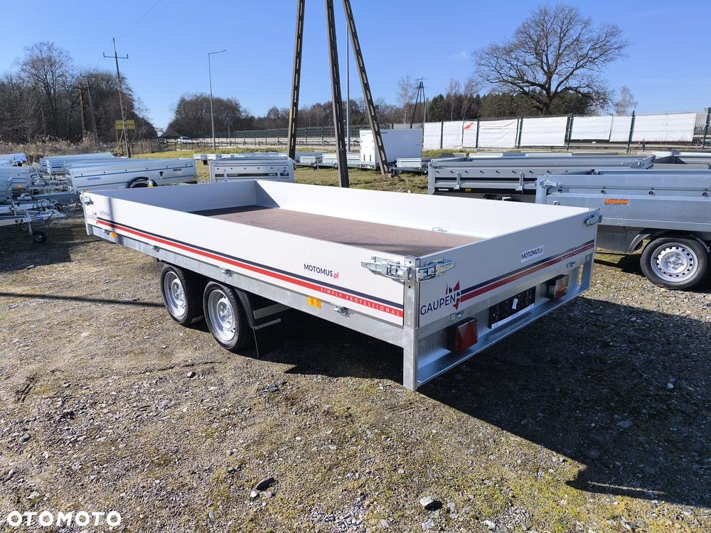 Neptun Przyczepa Neptun Gaupen N27-405 2 HL Nordica PRO 405x197,5x30 DMC 2700kg burty alu mocna spawana Wrocław Motomus - 3