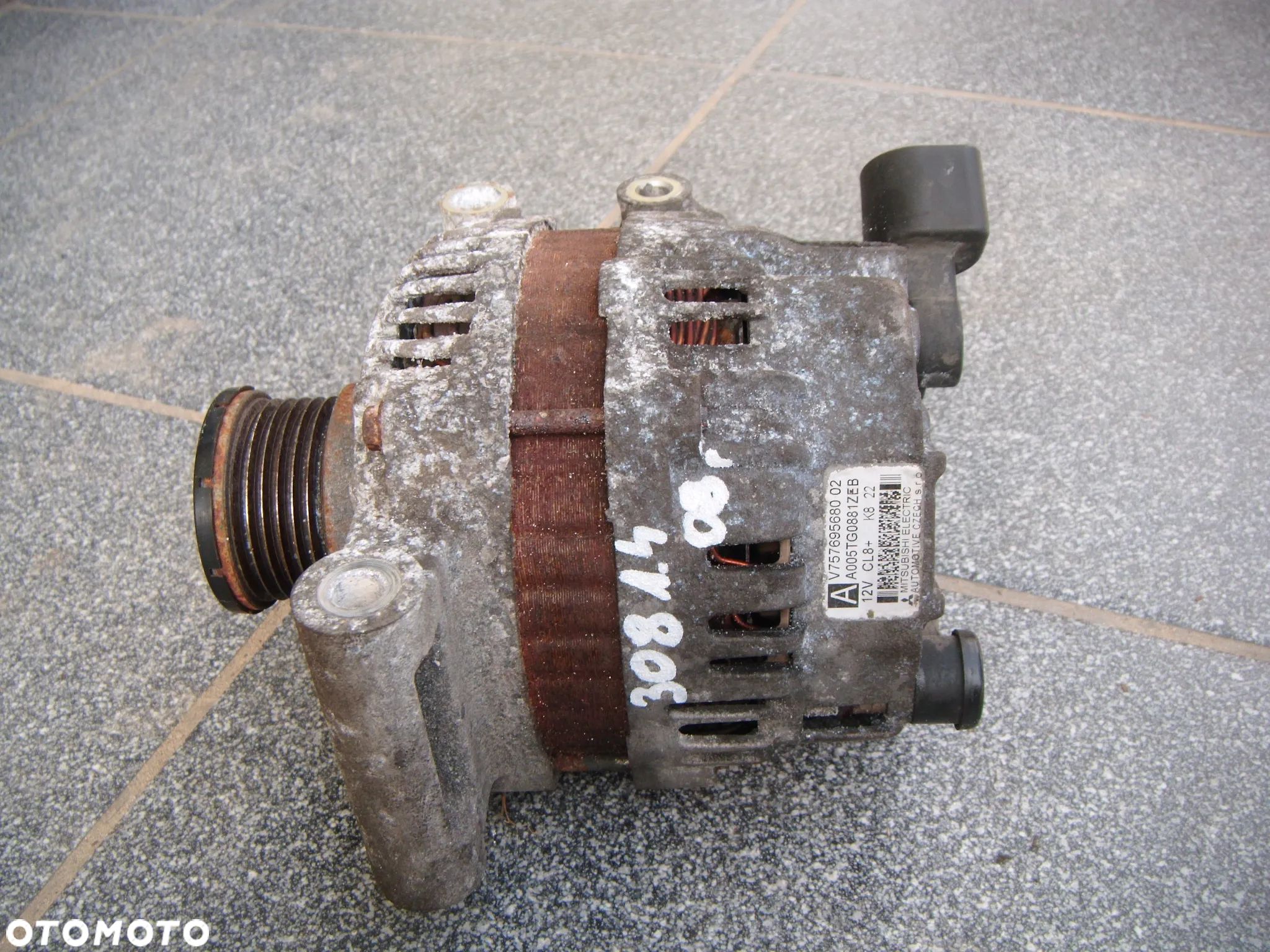 peugeot 308  1.4 alternator a005tg0881zeb - 1