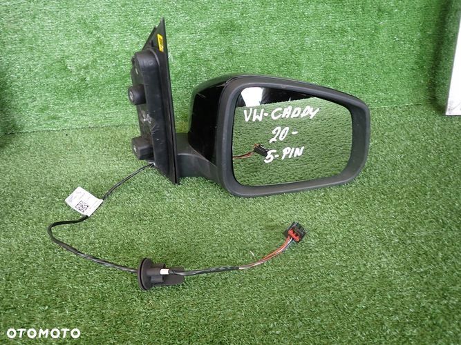 VW CADDY 2K7 20- lusterko prawe 5 PIN - 1