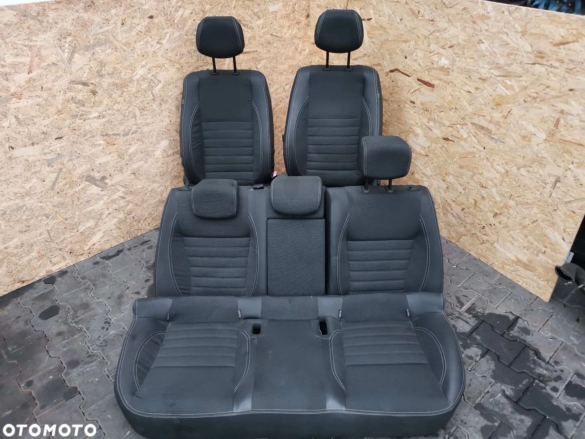 Renault Laguna III Fotele Kanapa Boczki Półskóry - 1