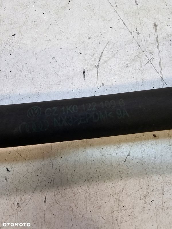 RURA WĄŻ WODY AUDI VW SKODA ORYGINAŁ 1K0122109B - 3