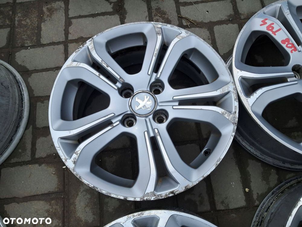 peugeot 208 felgi aluminiowe 16" 9673773677 et23 6" 4x108 - 12