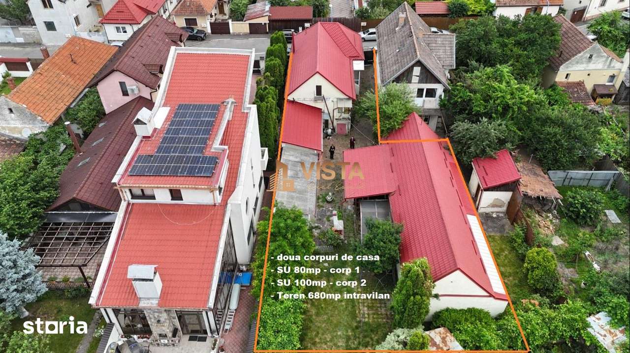Doua case in Brasov, 680 mp teren, zona Aurel Vlaicu, Brasov