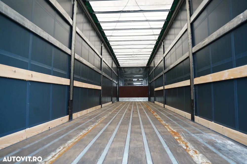 Fruehauf / CORTINĂ / STANDARD / LIFT 2.000 kg / BALCĂ PODEA PUTERNICĂ / AXE SAF - 15