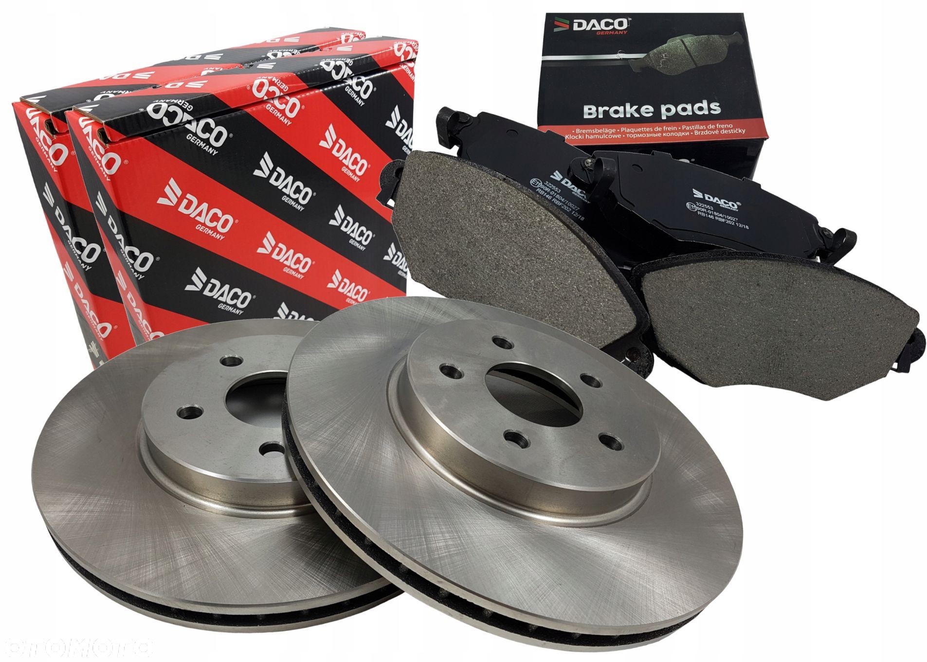 TARCZE + KLOCKI PRZÓD FORD MONDEO III MK3 2000- - 1
