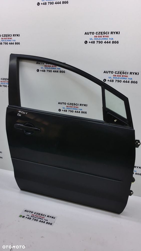 Mazda 5 Drzwi Prawy Przód 33A Czarne - 1