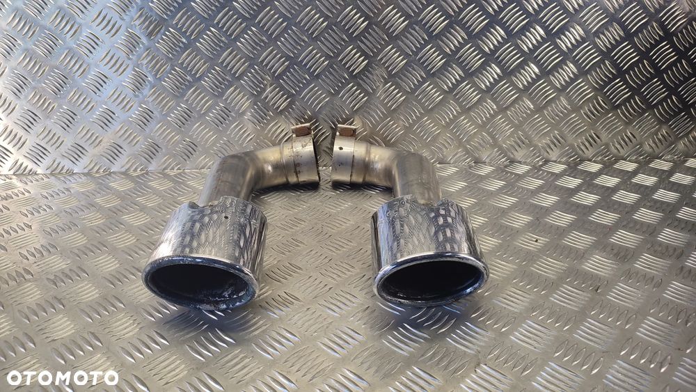 VW TOUAREG 7P 10-18R R-LINE KONCOWKA KONCOWKI TLUMIKA WYDECH WYDECHU CHROM KOMPLET PRAWA 7P6253682T LEWA 7P6253681T