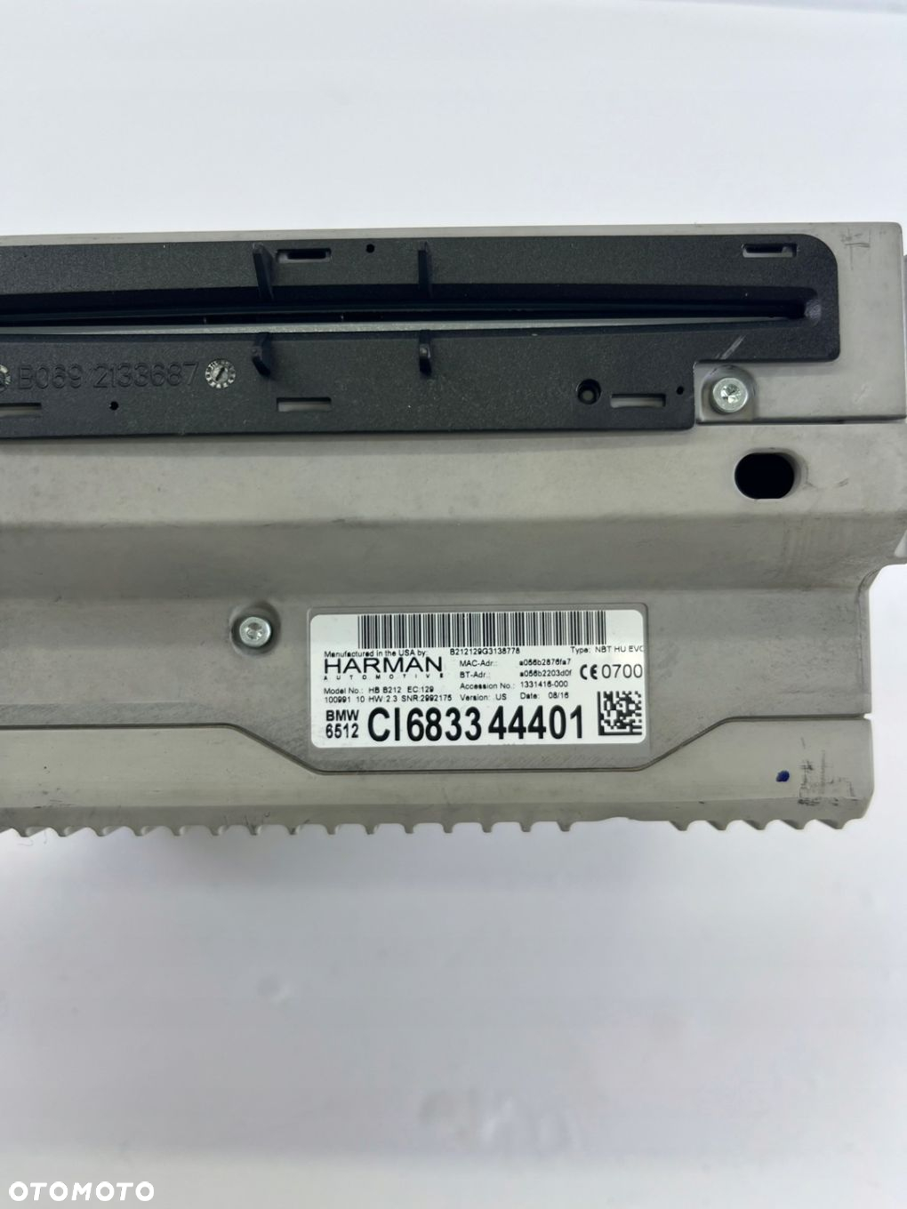 RADIO NAWIGACJA NBT EVO HU BMW G11 G12 6833444 - 3