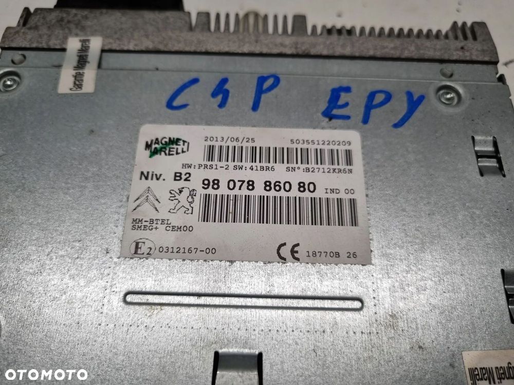 citroen peugeot radio 9807886080 oryginał cd - 4