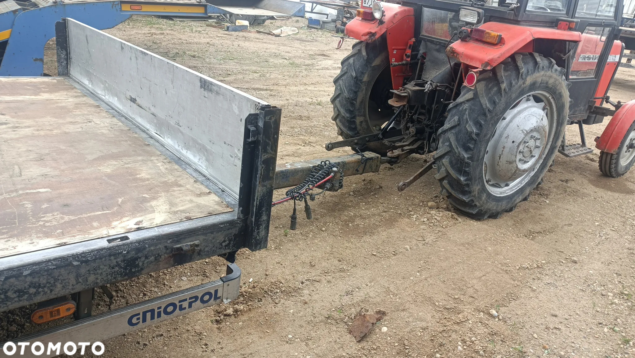 Przyczepa tandem do przewozu słomy siana beli - 2
