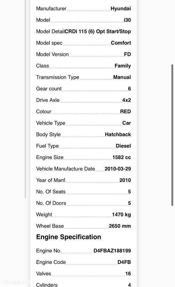 Skrzynia Hyundai i30 WAJ6c WAJ6  Hyundai I30 Kia Venga 6-biegów - 4