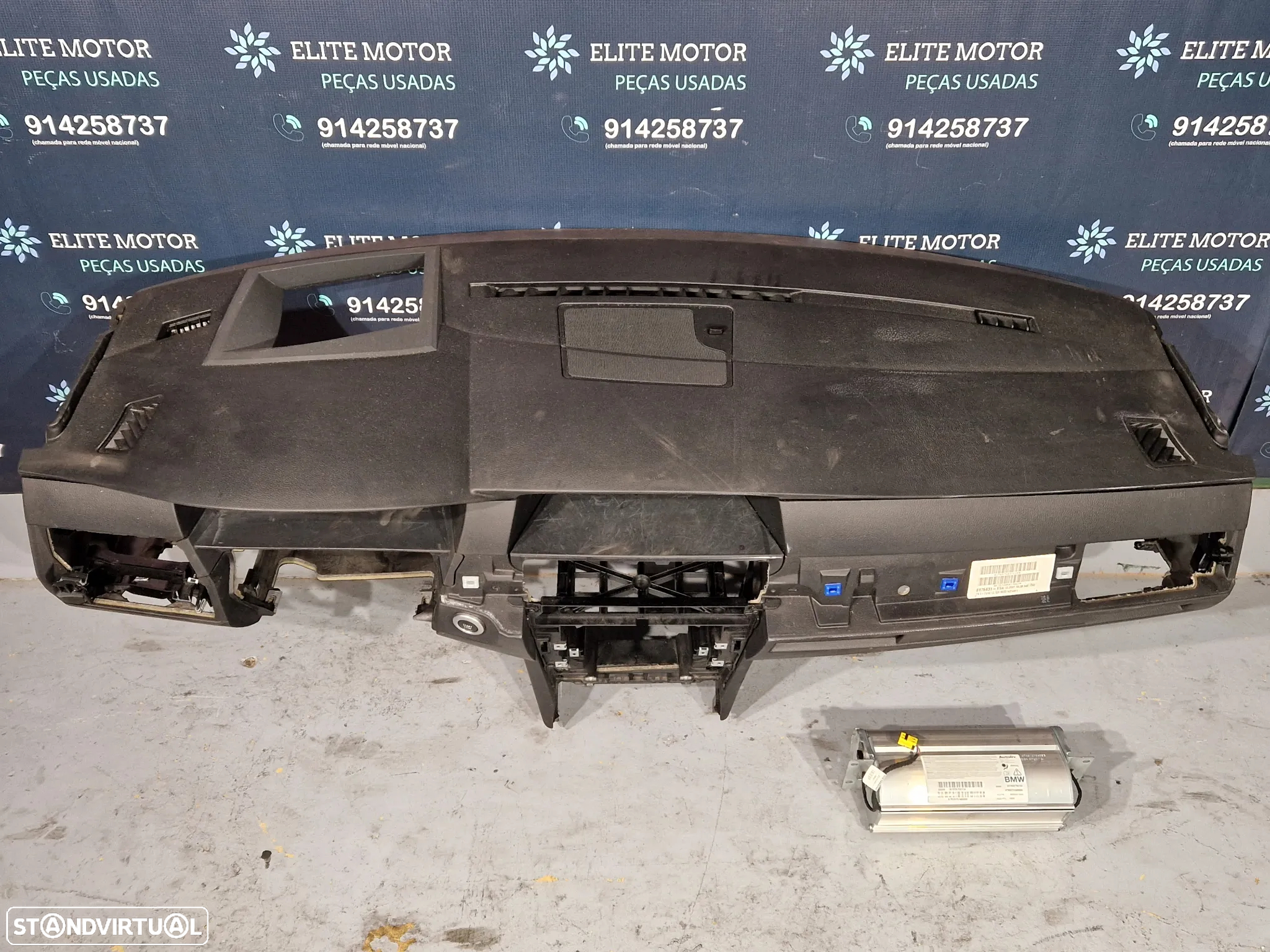 Tablier com airbag usado BMW SERIE 5 E60 E61 LCI CHAVE CARTÃO DISPLAY HEAD UP - 2