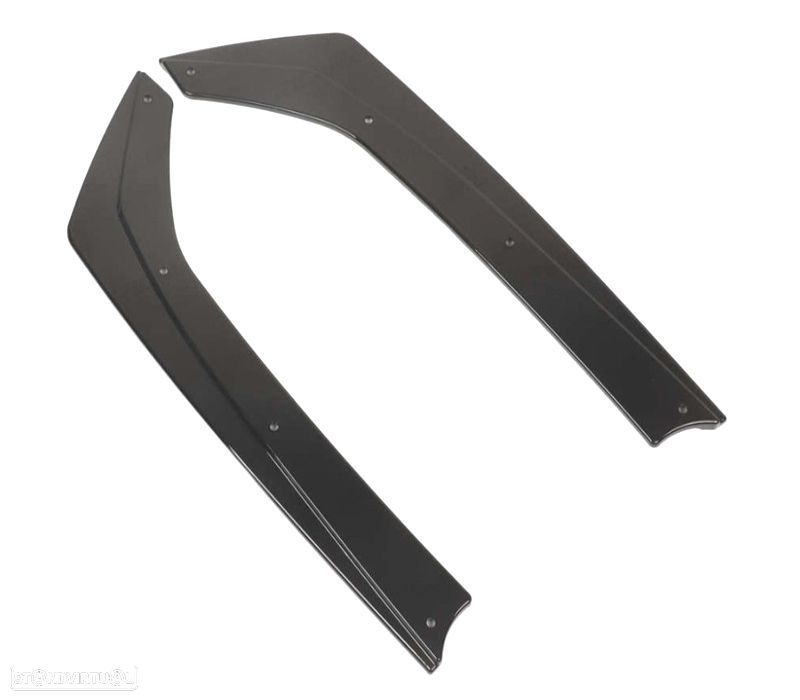 SPLITTER TRASEIRO BMW G30 G31 17-20 PRETO BRILHANTE - 3