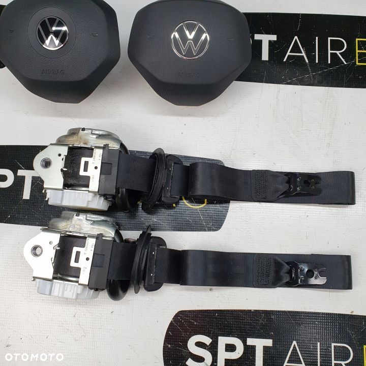 VW GOLF VIII 8 DESKA ROZDZIELCZA KONSOLA KOKPIT PULPIT PODUSZKI AIRBAG AIR BAG PASY KIT SET - 8