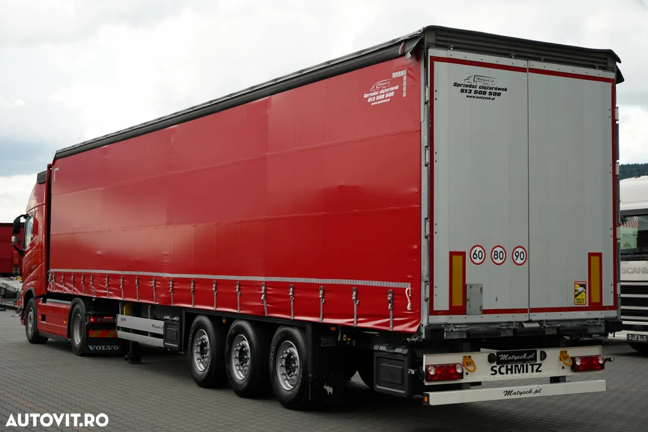Volvo FH 500 / I-SAVE / XXL / I-PARK COOL / MODEL NOU / ANVELOPE 100% / + CORTINĂ STANDARD SCHMITZ / PUNTE RABATABILĂ / ACOPERIȘ RABATABIL / 2022 / DUPĂ CONTRACTUL DE SERVICE GOLD - 2