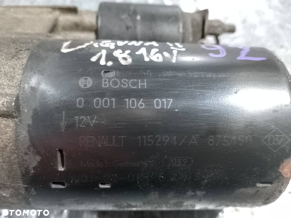 ROZRUSZNIK RENAULT LAGUNA II ( 02-07 ) 115294/A 0001106017 1.8 16V - 6